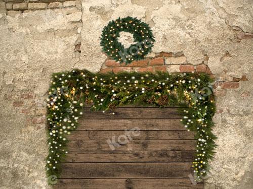 Kate Christmas Backdrop Do Old Brick Wall Designed By JS Photography - Kate Backdrop AU