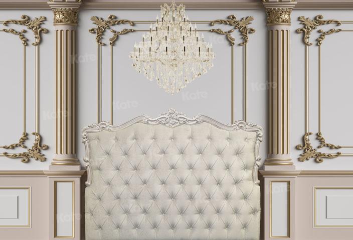 Kate White Palace Boudoir Headboard Retro Backdrop Designed By JS Photography - Kate Backdrop AU