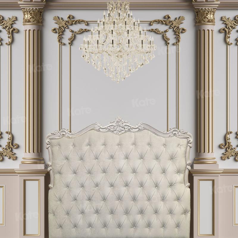 Kate White Palace Boudoir Headboard Retro Backdrop Designed By JS Photography - Kate Backdrop AU