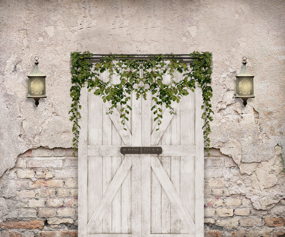 Kate Spring Vintage Wall Backdrop Barn Door for Photography - Kate Backdrop AU