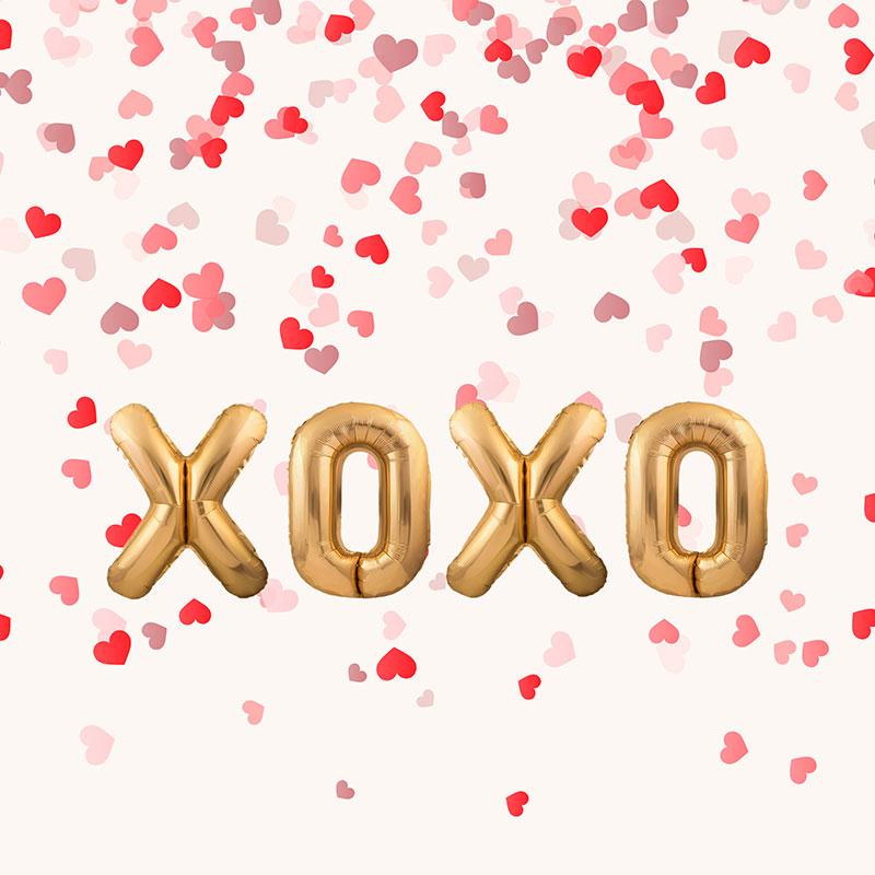 Kate Valentine's Day XOXO Backdrop for Photography - Kate Backdrop AU