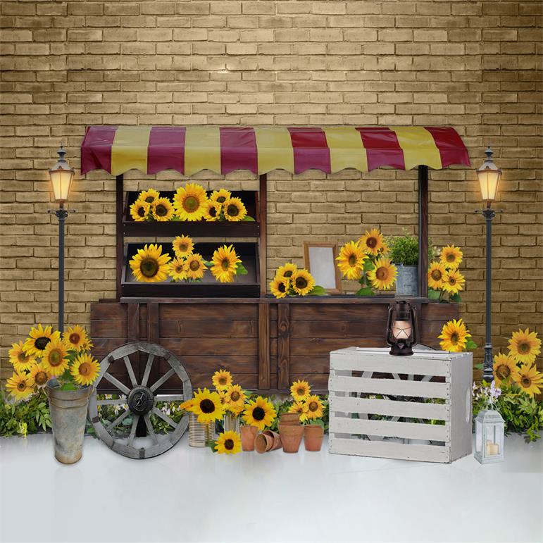 Kate Summer Sunflowers Backdrop Designed By JFCC - Kate Backdrop AU