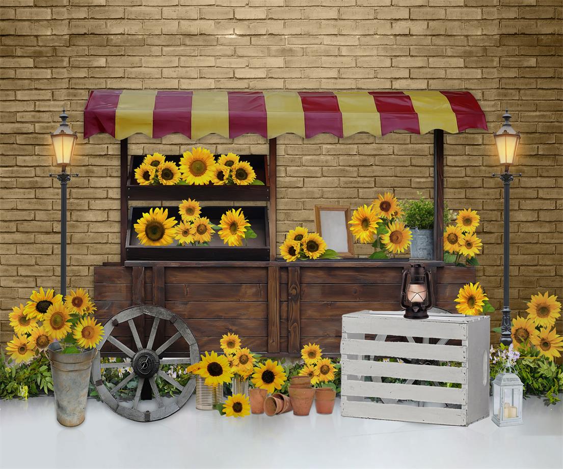 Kate Summer Sunflowers Backdrop Designed By JFCC - Kate Backdrop AU