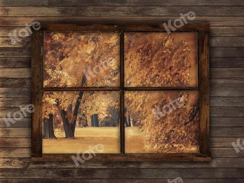 Kate Autumn Window Backdrop for Photography - Kate Backdrop AU