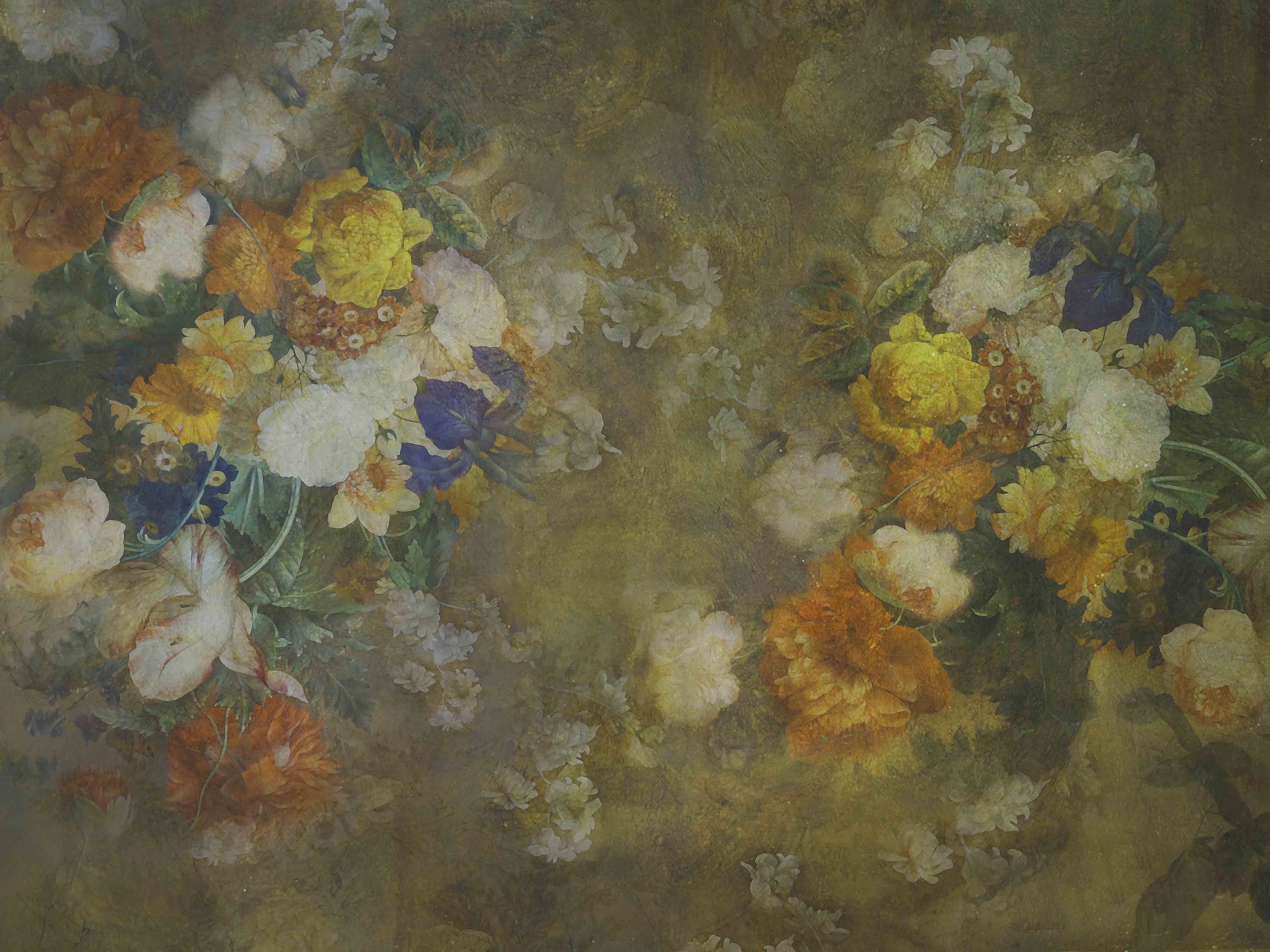 Kate Fine Art Retro Florals Backdrop for Photography - Kate Backdrop AU