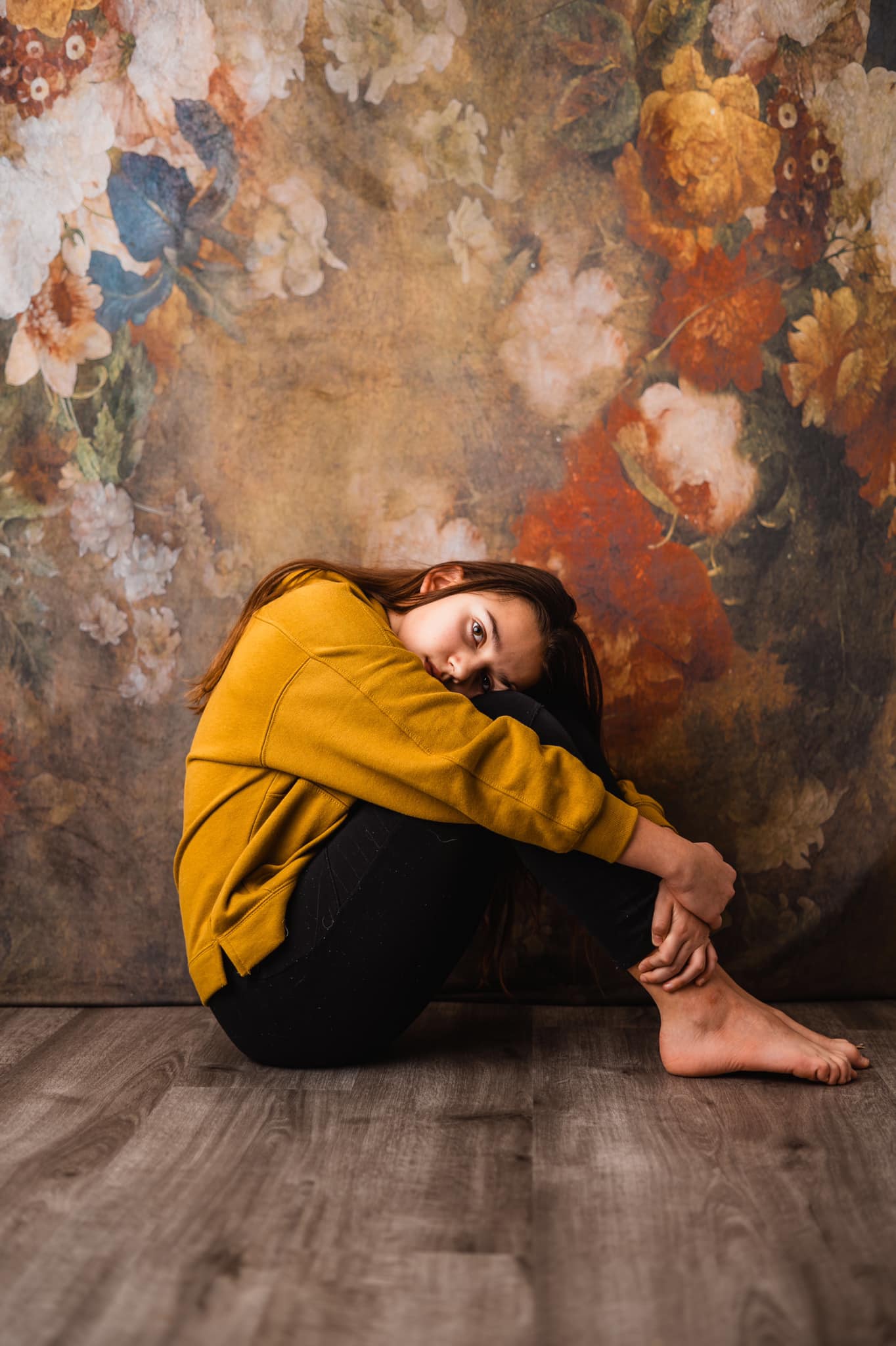 Kate Fine Art Retro Florals Backdrop for Photography - Kate Backdrop AU