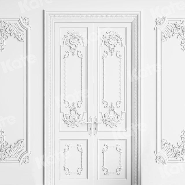 Kate White Retro Wall Boudoir Backdrop for Photography - Kate Backdrop AU