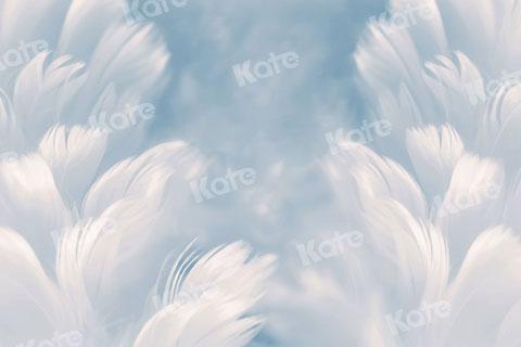 Kate Fine Art White Feather Dream Backdrop for Photography - Kate Backdrop AU