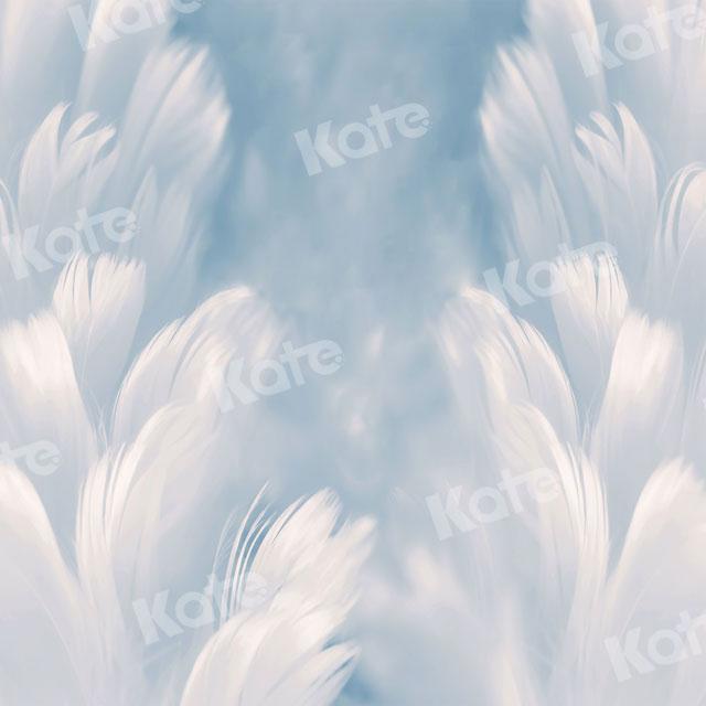 Kate Fine Art White Feather Dream Backdrop for Photography - Kate Backdrop AU