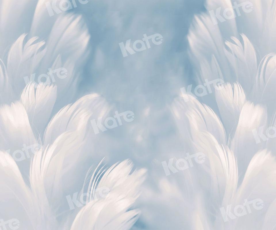 Kate Fine Art White Feather Dream Backdrop for Photography - Kate Backdrop AU