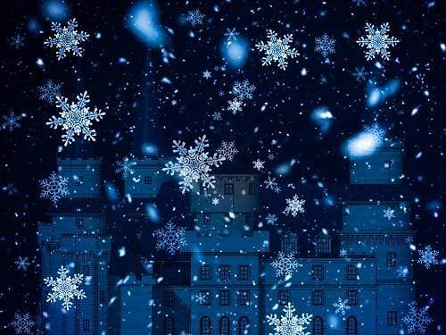 Kate Winter Castle Backdrop for Photography Designed by JFCC - Kate Backdrop AU