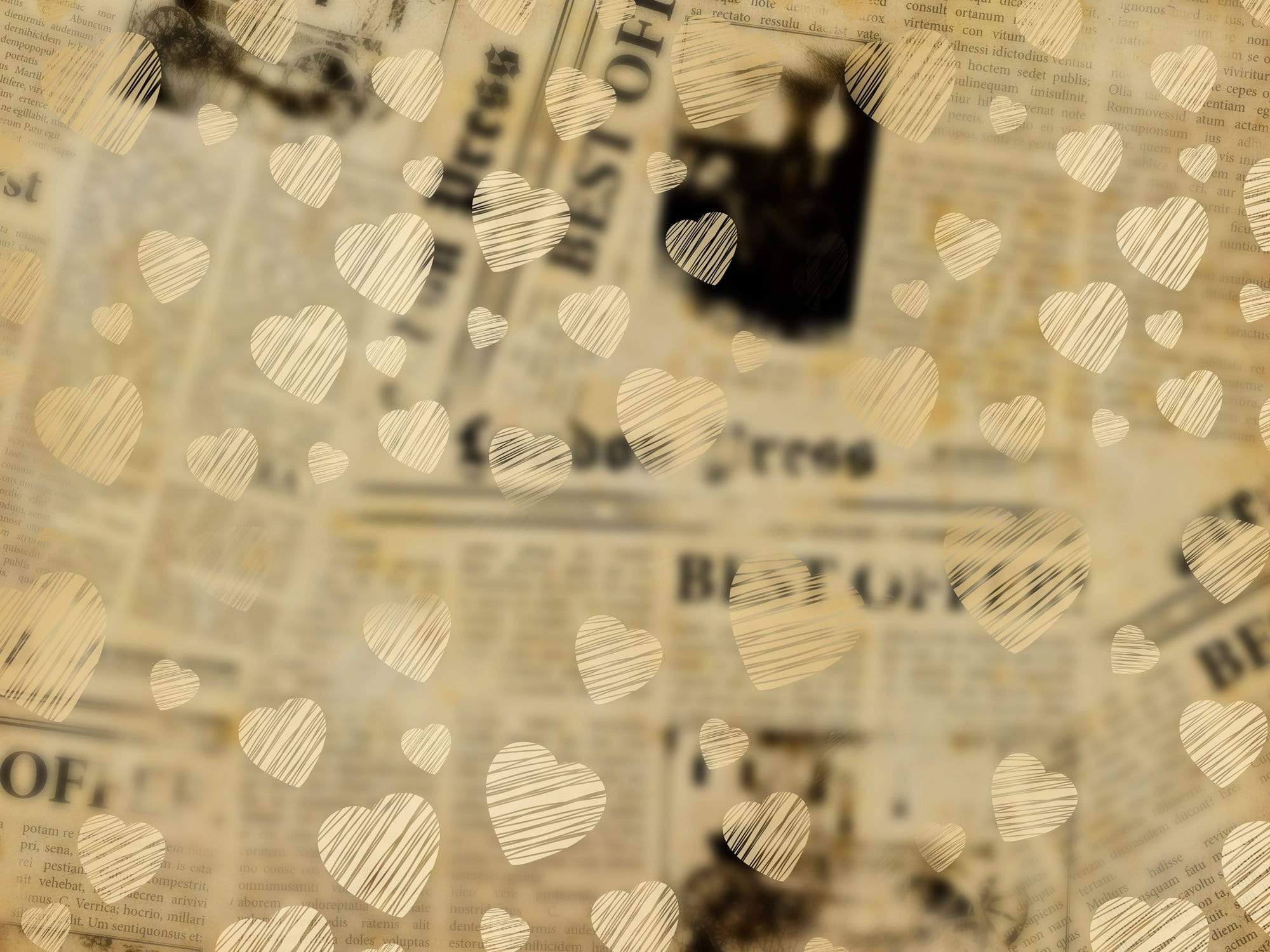 Kate Valentine's Day Heart Blurry Backdrop for Photography Designed by JFCC - Kate Backdrop AU