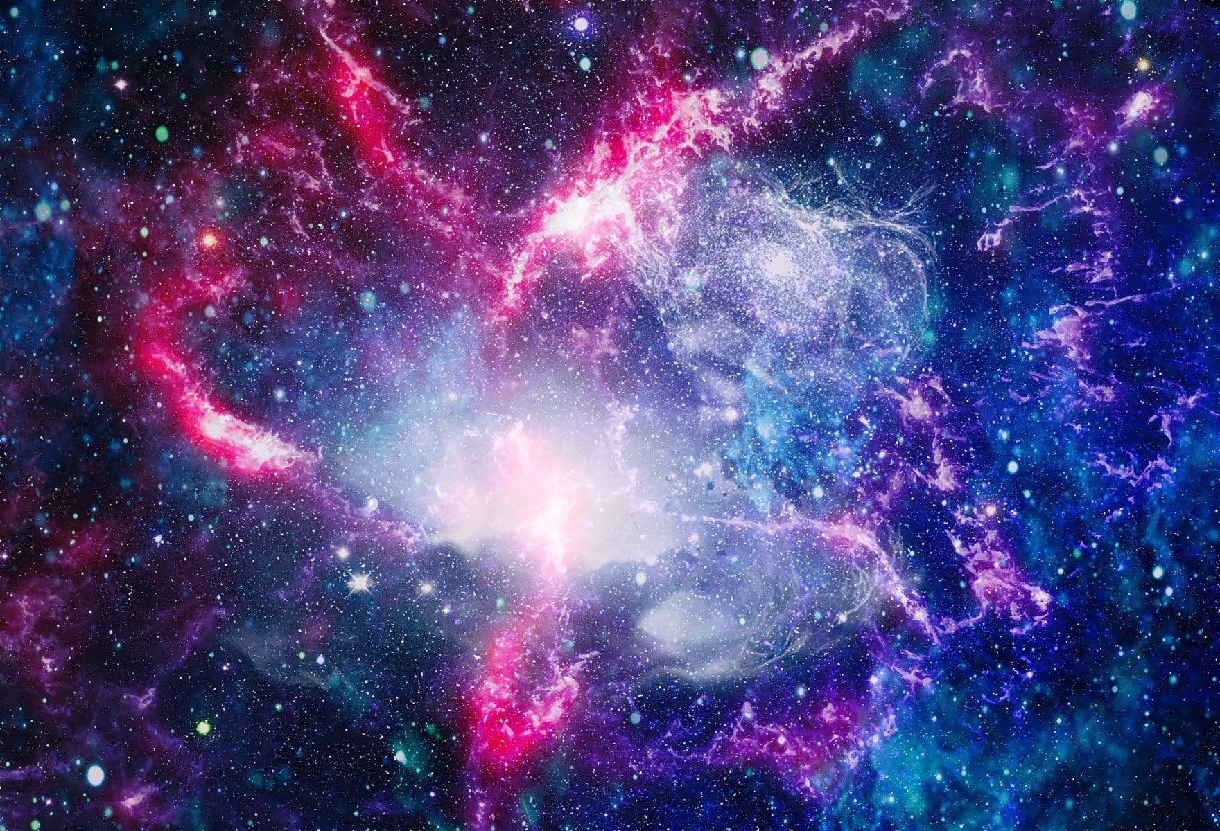 Kate Colorful Galaxy Red Outer Space Backdrop for photography - Kate Backdrop AU
