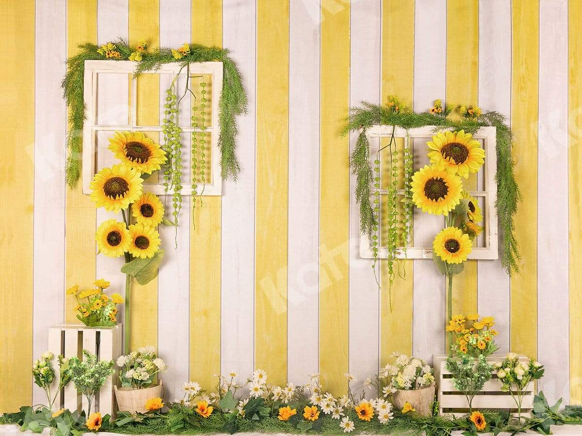 Kate Sunflowers Summer Children Backdrop Designed by Jia Chan Photography - Kate Backdrop AU