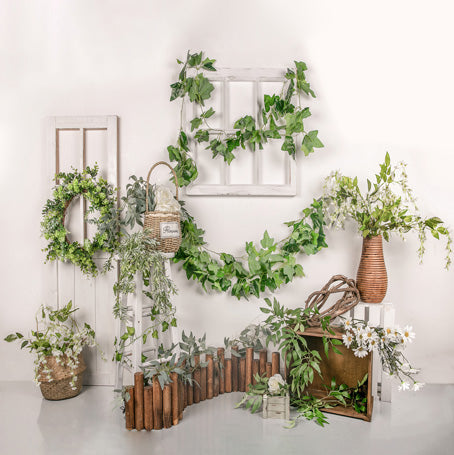 Kate Mother's Day White Door Floral backdrop Designed by Jia Chan Photography - Kate Backdrop AU