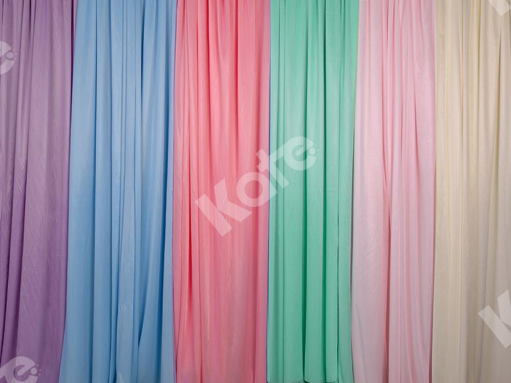 Kate Rainbow Curtains Backdrop Designed by Emetselch - Kate Backdrop AU