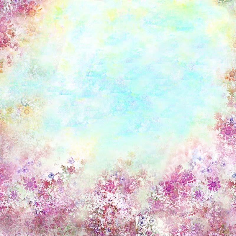 Kate Fine Art Floral Purpul Backdrop Designed by GQ - Kate Backdrop AU