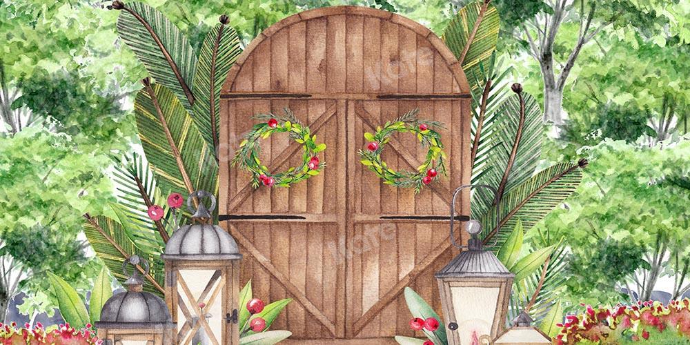 Kate Spring Garden Door Backdrop Designed by GQ - Kate Backdrop AU