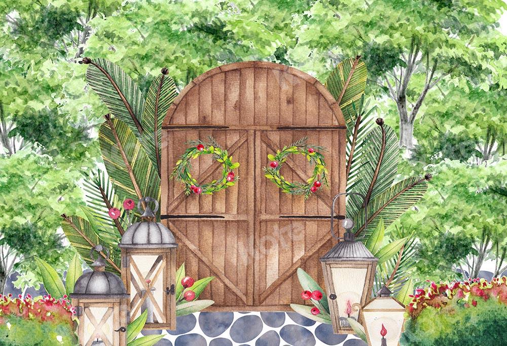 Kate Spring Garden Door Backdrop Designed by GQ - Kate Backdrop AU