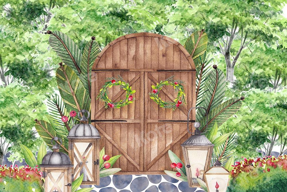 Kate Spring Garden Door Backdrop Designed by GQ - Kate Backdrop AU