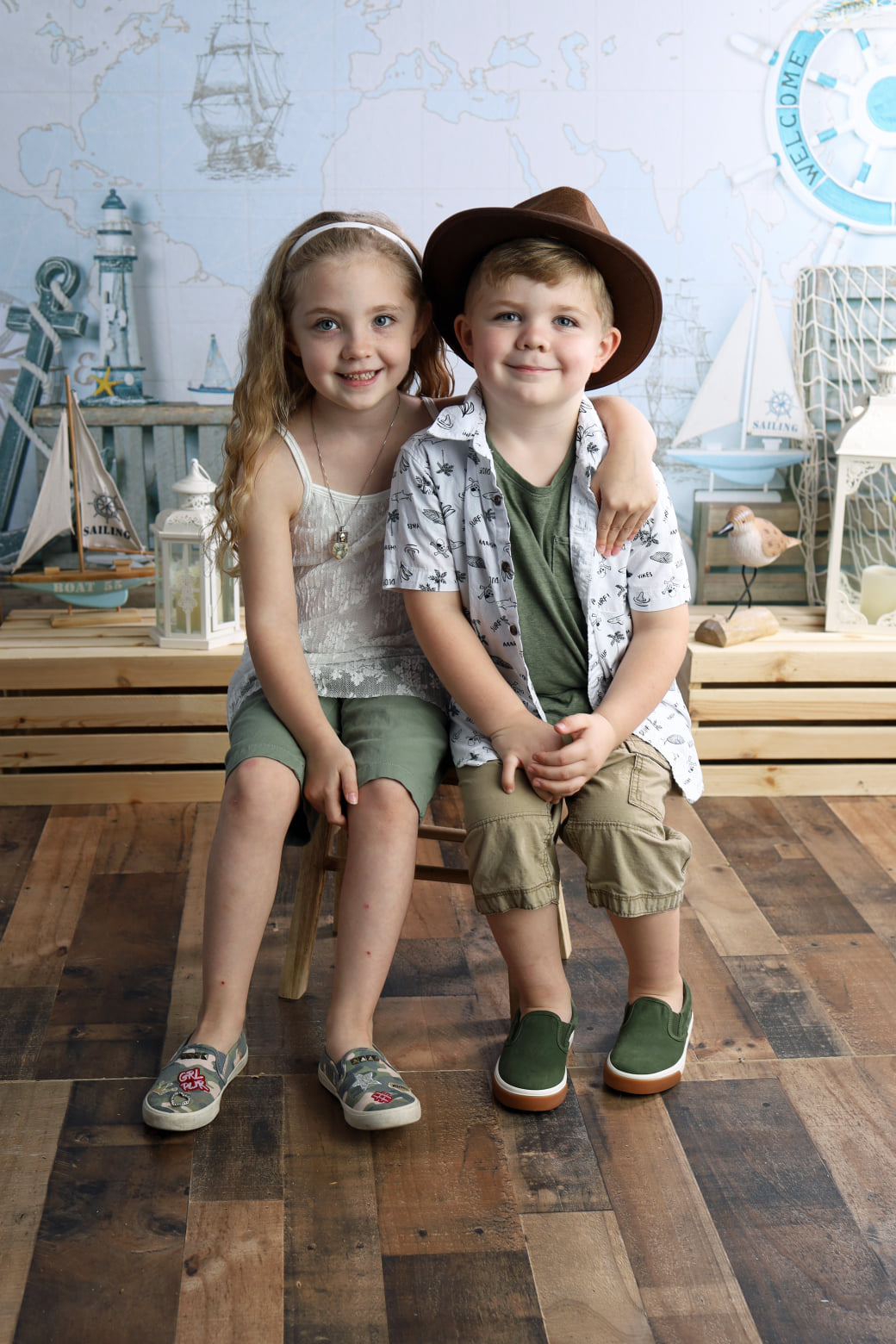 Kate Travel Around the World Summer Children Backdrop Designed by Jia Chan Photography - Kate Backdrop AU