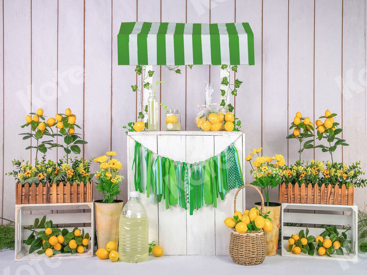 Kate Summer Lemonade Shop Backdrop Designed by Jia Chan Photography - Kate Backdrop AU