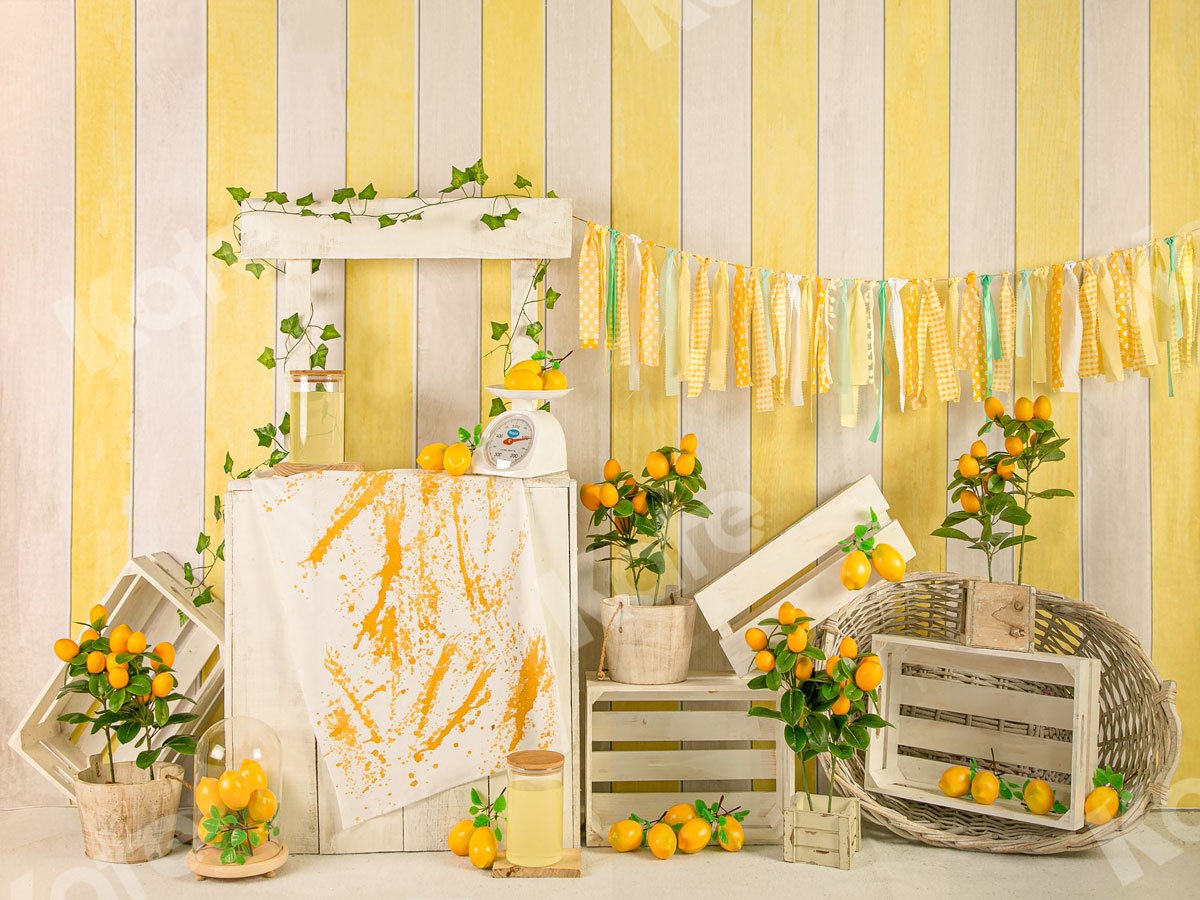 Kate Summer Lemonade Stand Backdrop Designed by Jia Chan Photography - Kate Backdrop AU