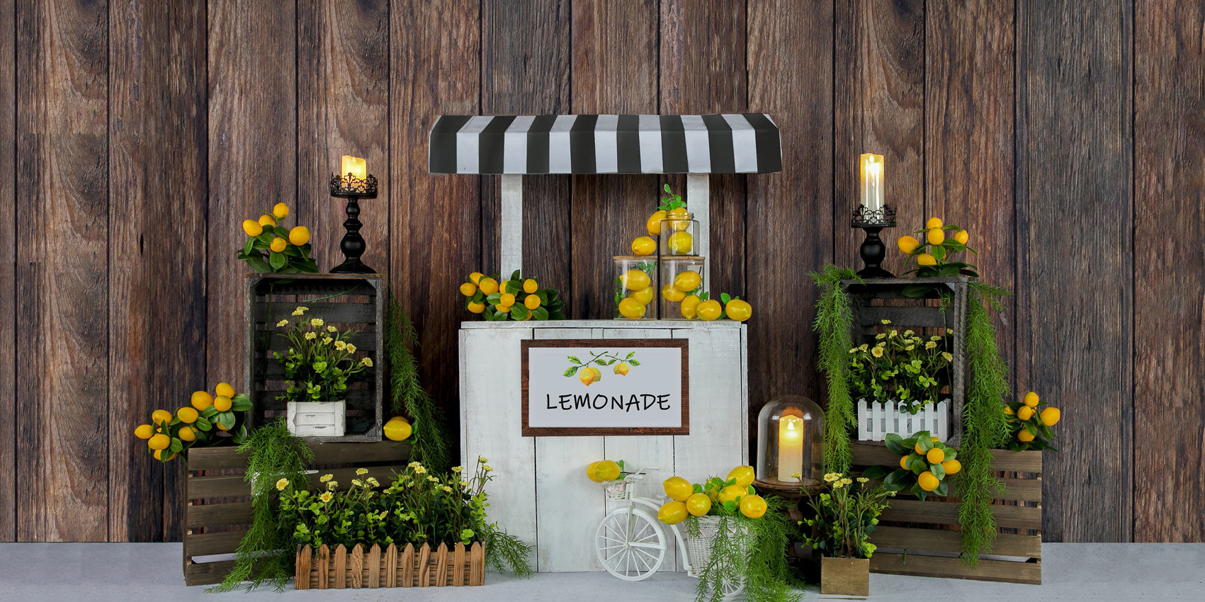 Kate Summer Lemon Stand Backdrop Designed by Jia Chan Photography - Kate Backdrop AU