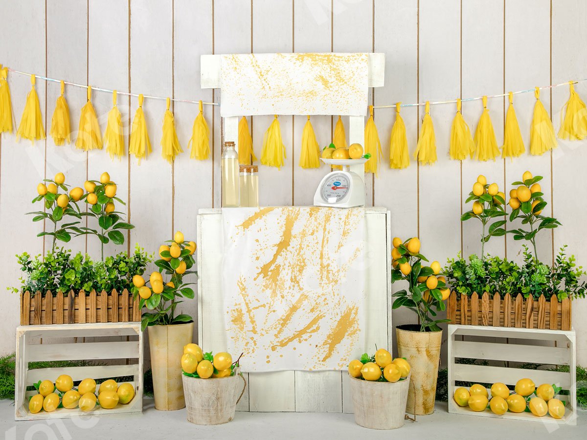 Kate Summer Lemon Store Backdrop Designed by Jia Chan Photography - Kate Backdrop AU