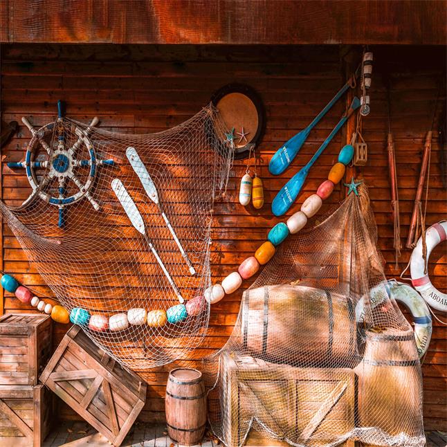 Kate Summer Sailor Aboard Rudder Backdrop Designed by Jia Chan Photography - Kate Backdrop AU