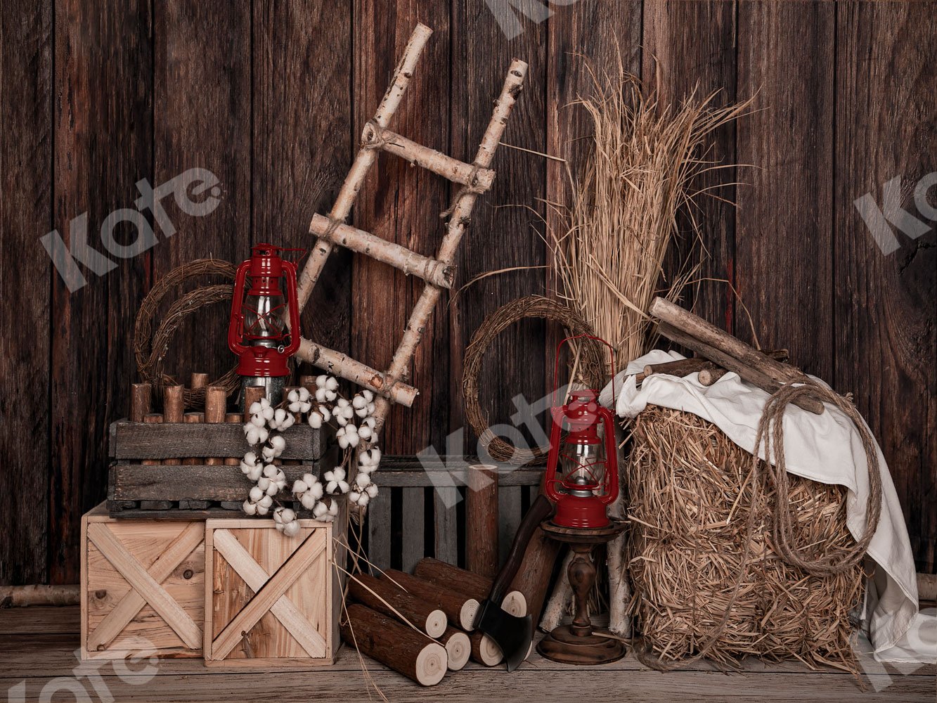Kate Barn Haystack Backdrop Designed by Jia Chan Photography - Kate Backdrop AU