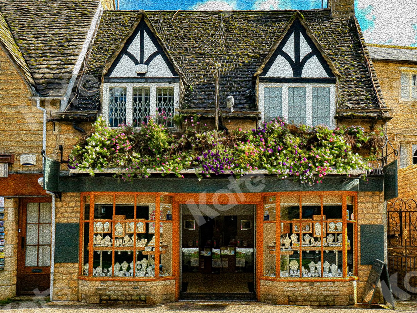 Kate Cafe Shop Backdrop Designed by Jia Chan Photography - Kate Backdrop AU