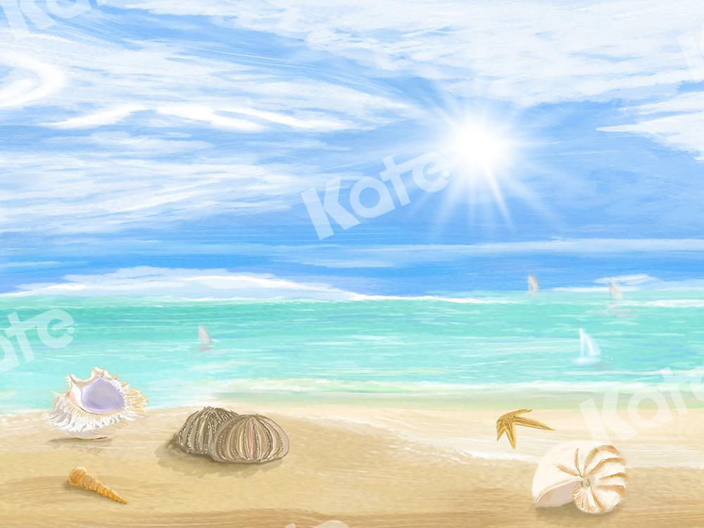 Kate Summer Backdrop Beach Designed by Chain Photography - Kate Backdrop AU