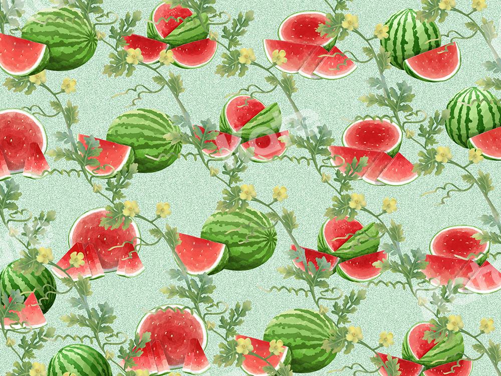 Kate Summer Backdrop Watermelons Designed by Chain Photography - Kate Backdrop AU
