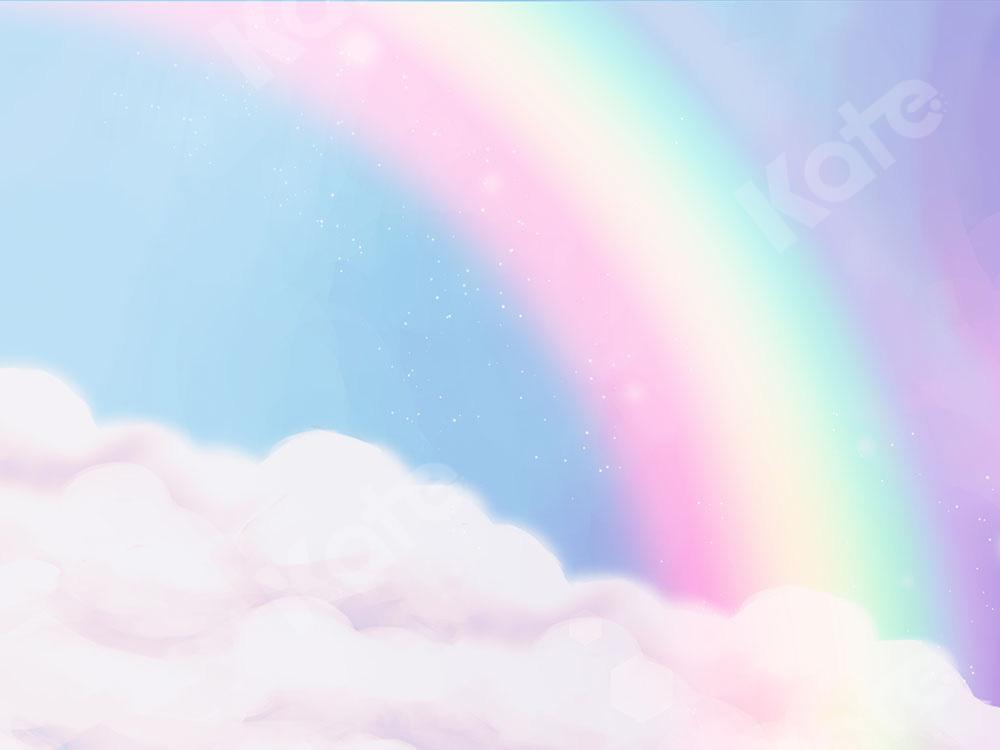 Kate Rainbow Cloud Backdrop Designed by Chain Photography - Kate Backdrop AU