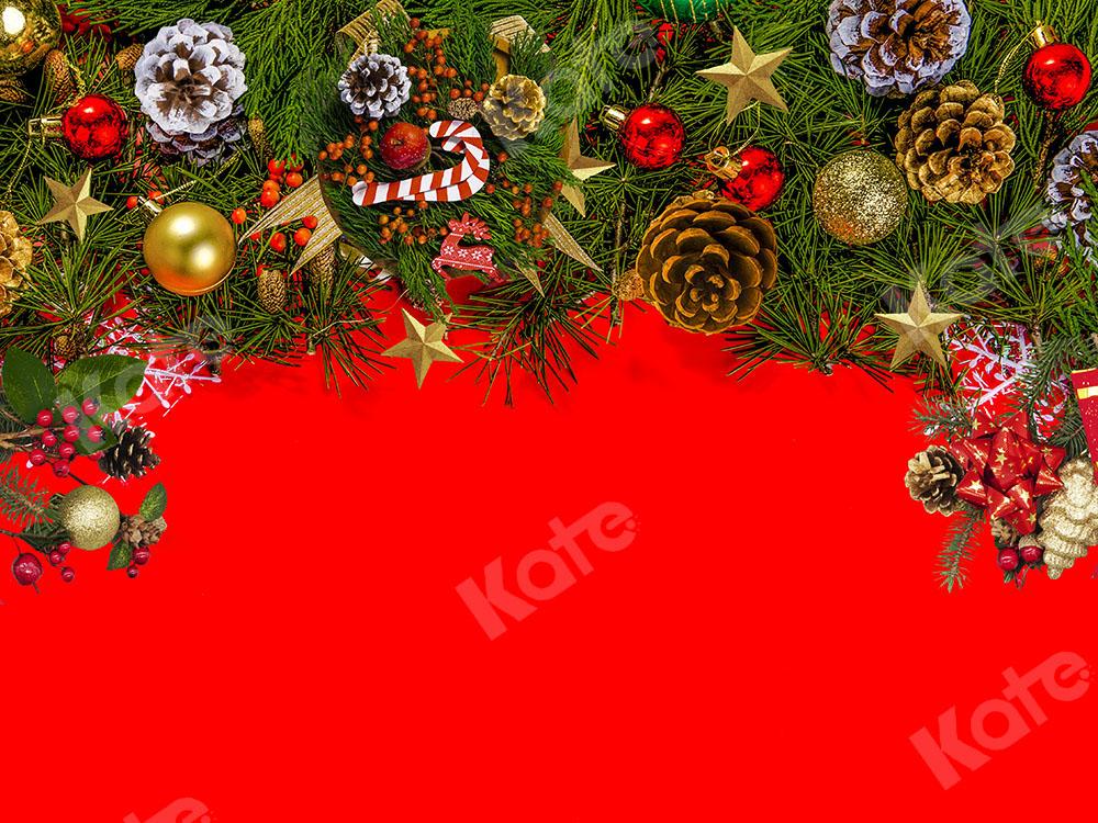 Kate Christmas Red Backdrop Designed by Chain Photography - Kate Backdrop AU