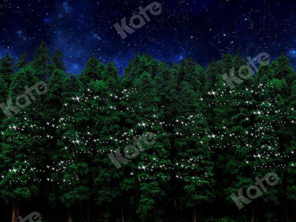 Kate Christmas Forest Night Backdrop Designed by Chain Photography - Kate Backdrop AU