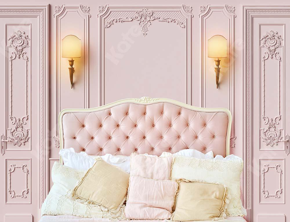 Kate Boudoir Pink Headboard Pink Wall Backdrop Designed by Chain Photography - Kate Backdrop AU