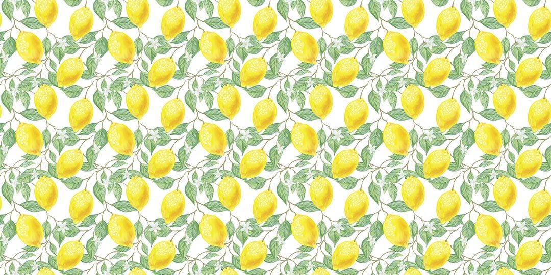 Kate Spring/Summer Yellow Fresh Lemons Backdrop Designed by Chain Photography - Kate Backdrop AU