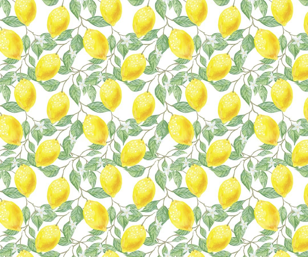 Kate Spring/Summer Yellow Fresh Lemons Backdrop Designed by Chain Photography - Kate Backdrop AU