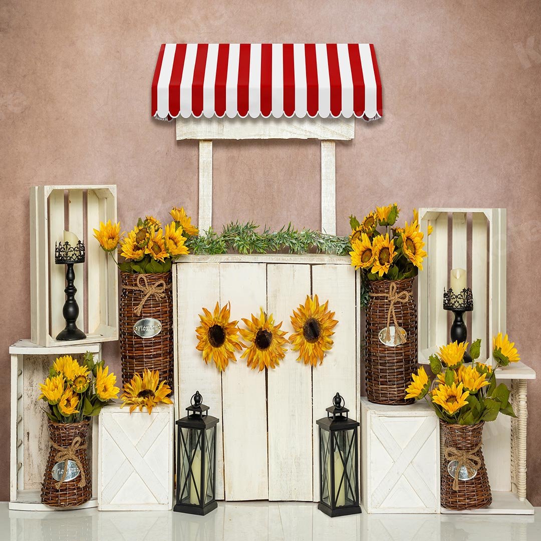 Kate Spring/mother's Day Sunflowers Stand Backdrop Designed by Emetselch - Kate Backdrop AU