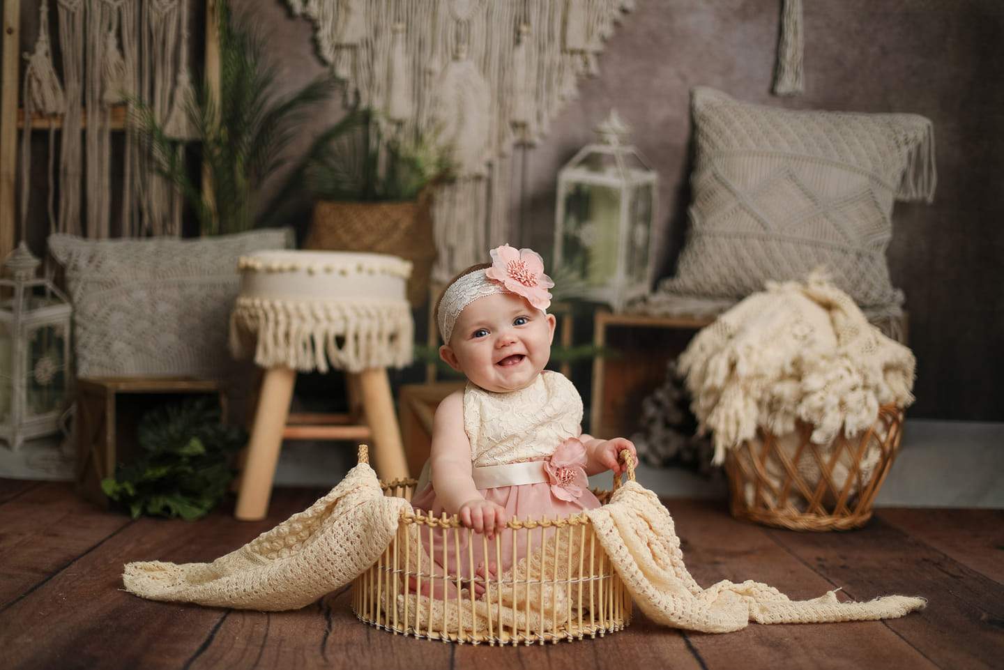 Kate Boho Pillows Backdrop Designed by Emetselch - Kate Backdrop AU