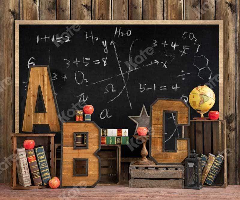 Kate Back to School Blackboard Children Backdrop Designed by Emetselch - Kate Backdrop AU