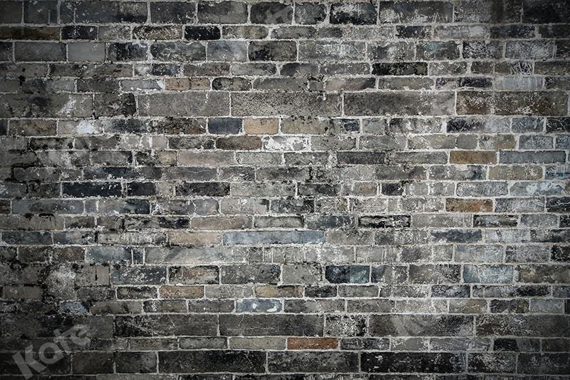 Kate Dark Tone Brick Wall Backdrop Designed by Emetselch - Kate Backdrop AU