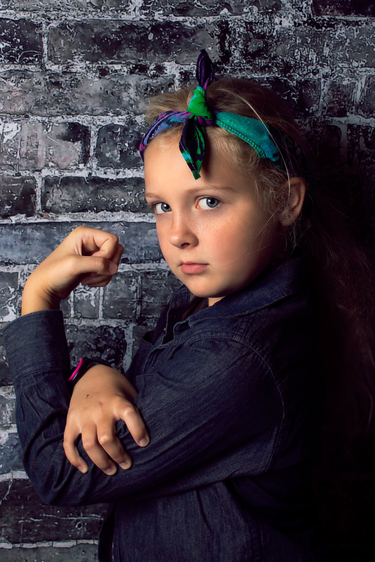 Kate Dark Tone Brick Wall Backdrop Designed by Emetselch - Kate Backdrop AU