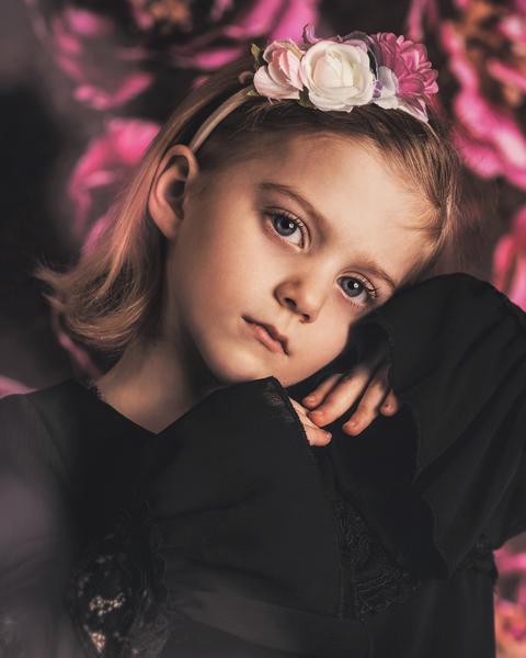 Kate Mother's Day Red retro Flowers Backdrop for Photography designed by Jerry_Sina - Kate Backdrop AU