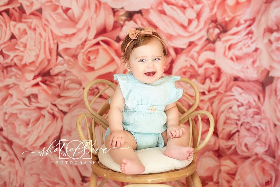 Kate Pink Rose Floral Backdrop Wedding Photography Backgrounds Photo Photography Studio Props - Kate Backdrop AU