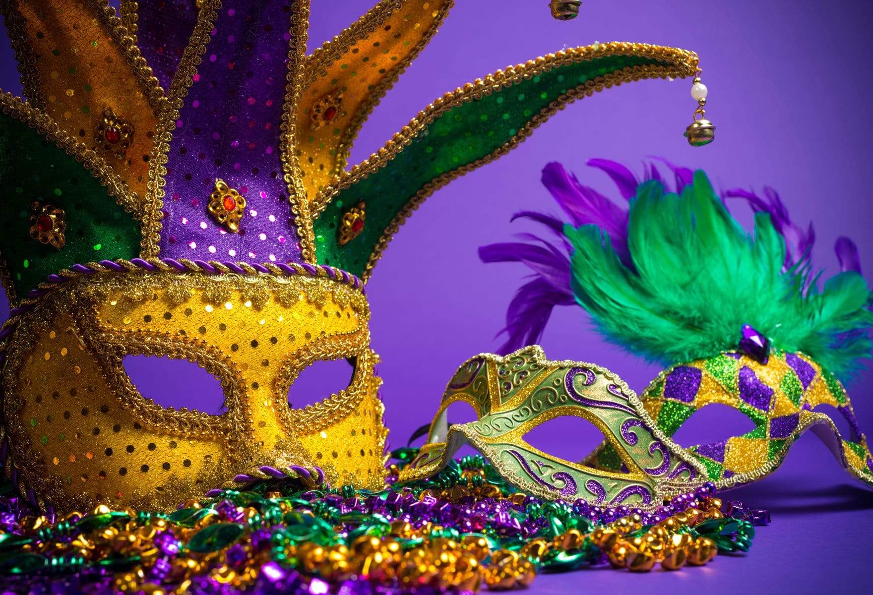 Kate Purple Background With Carnival for photography - Kate Backdrop AU