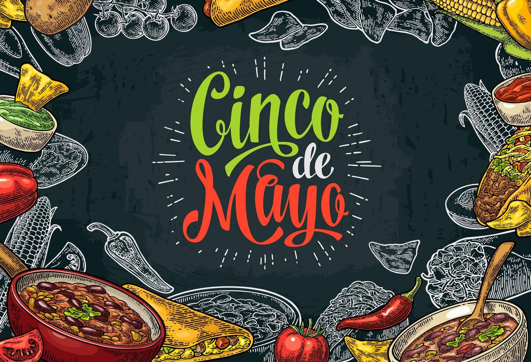 Katebackdrop£ºKate May 5 Mexico Carnival Backdrop Cinco De Mayo Party Photography Background Customized