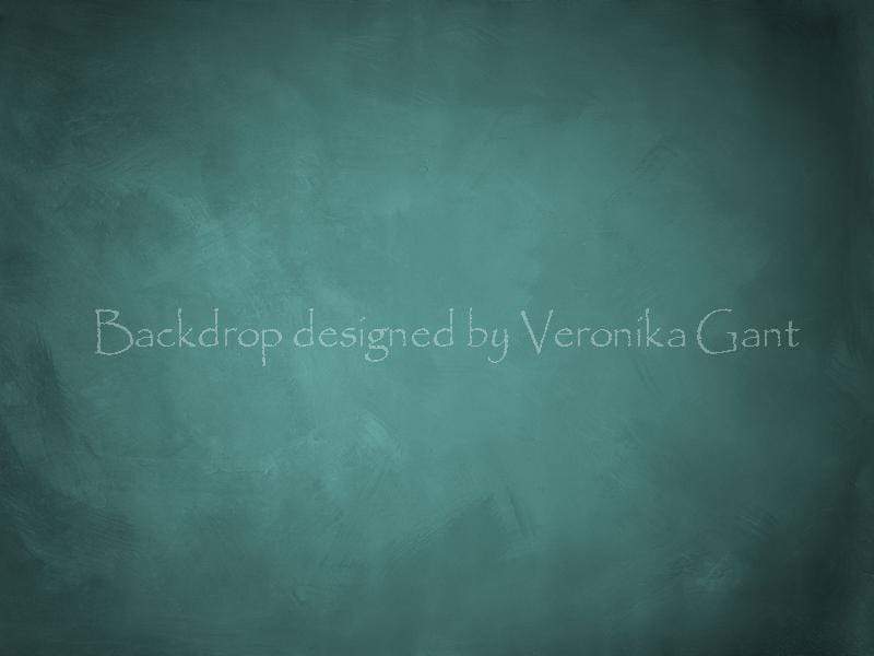 Kate Fine Art Green tones Abstract Texture Backdrop designed by Veronika Gant - Kate Backdrop AU